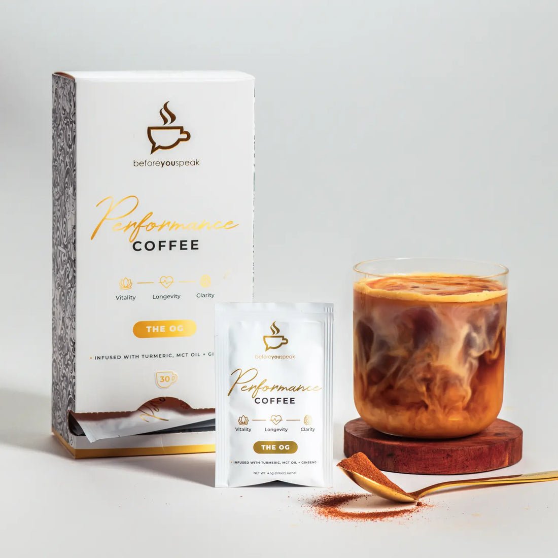Performance Coffee 7 sachet pack - #shop_name - Before you speak