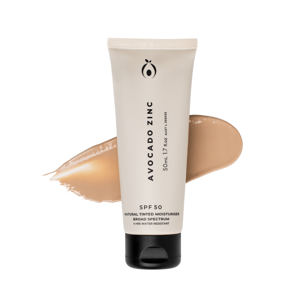 SPF 50 Natural Tinted Moisturiser - Light - #shop_name - SPF50 - TINT - LIGHT - Avocado Zinc