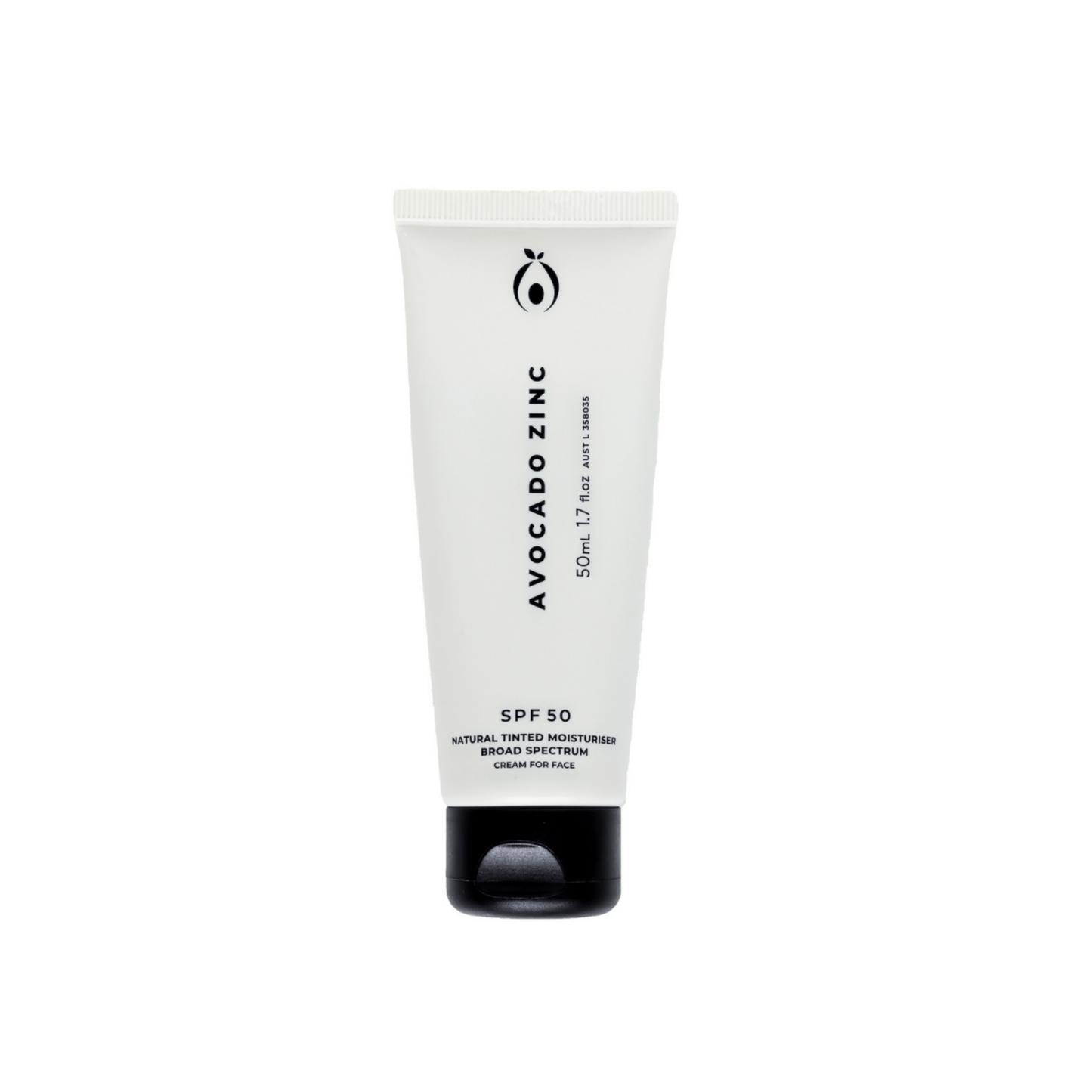 SPF 50 Natural Tinted Moisturiser - Medium - Dark - #shop_name - SPF50 - TINT - MD - Avocado Zinc