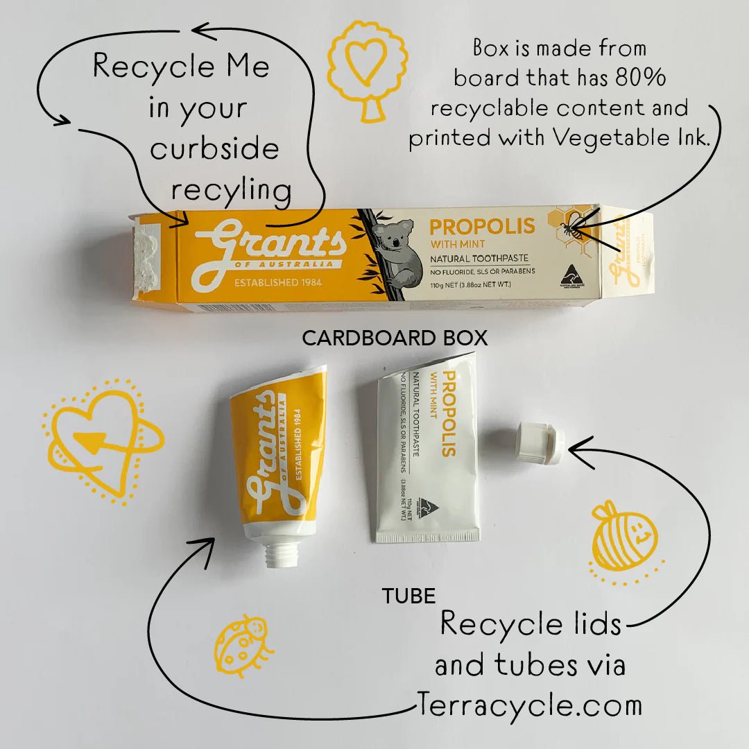 Blueberry Burst Kids Natural Toothpaste - Fluoride Free - 75g - #shop_name - Kids toothpaste - -Prana Wholefoods