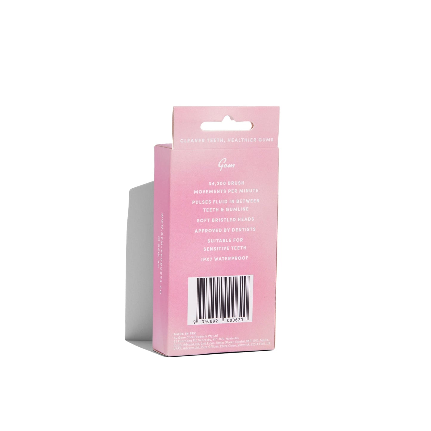 GEM Electric Toothbrush Replacement Heads 2 pack - #shop_name - -Prana Wholefoods