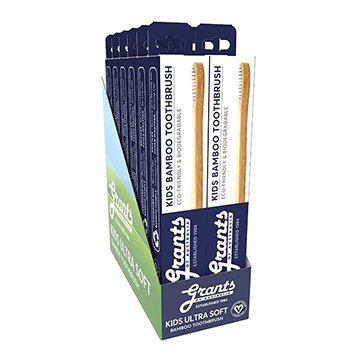Kids Bamboo Toothbrush - Ultra Soft Kids - #shop_name - Kids - -Prana Wholefoods