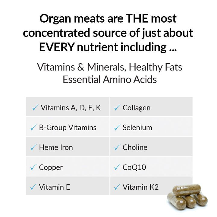 Primal Energy - Grass Fed Beef Liver Regular price $39.95 - #shop_name - organ - -Prana Wholefoods