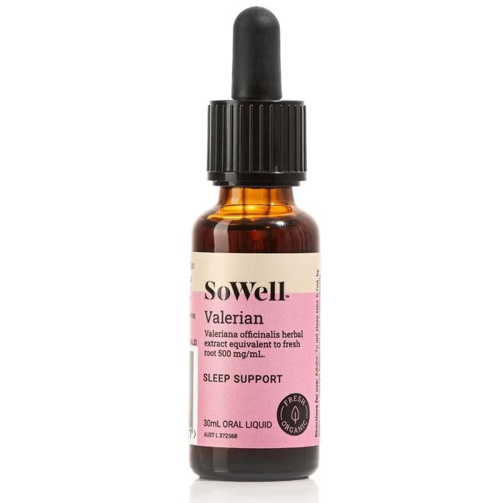 Valerian Tincture Sleep Support 30ml - #shop_name - -SoWell Health