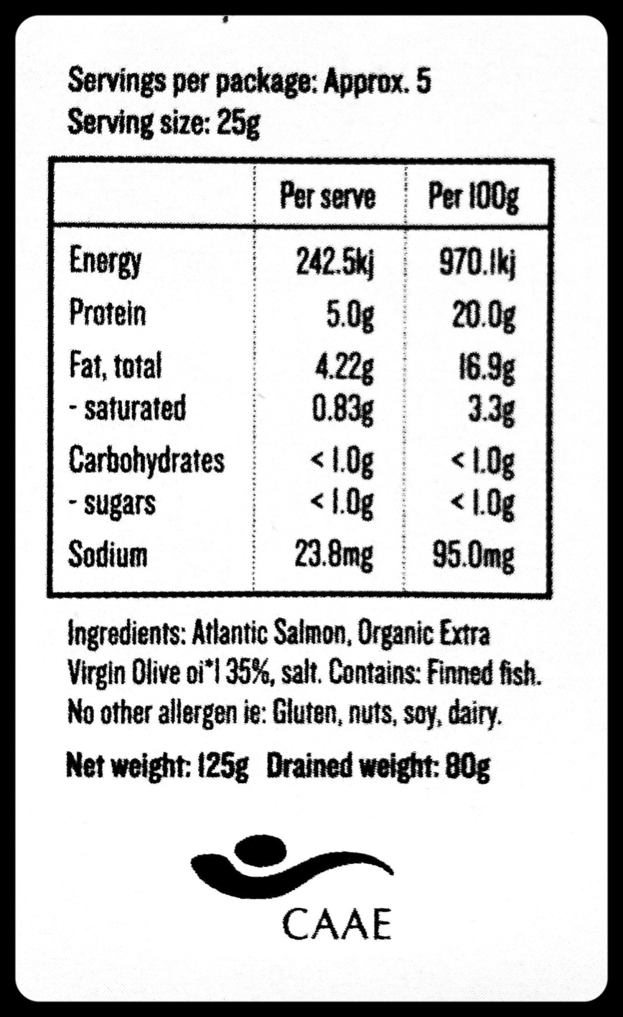 Alaskan Salmon in Extra Virgin Olive Oil JAR - #shop_name - Wild caught - -Good fish