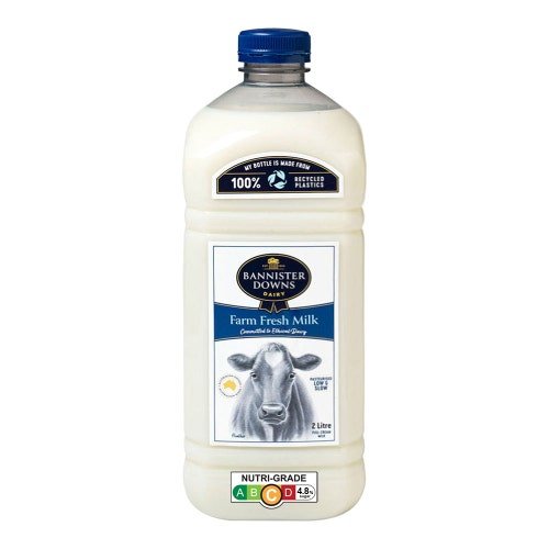 Bannister Downs Farm Fresh Milk Full Fat - #shop_name - Bannister downs