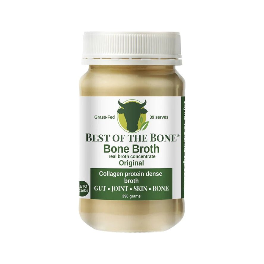 Best of the Bone Bone Broth Beef Real Broth Concentrate Original 390g - #shop_name - bone broth - Best Of The Bone