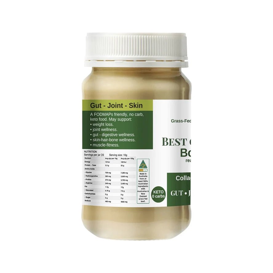 Best of the Bone Bone Broth Beef Real Broth Concentrate Original 390g - #shop_name - bone broth - Best Of The Bone