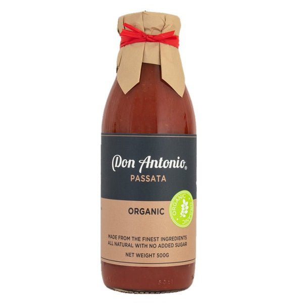 DON ANTONIO ORGANIC PASSATA SAUCE 500ml - #shop_name - baking - Don Antonio