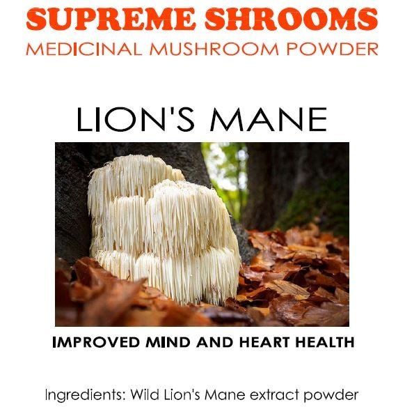 Lion's Mane Medicinal Mushroom Powder - 50g $29.00 - #shop_name - -Supreme Shrooms