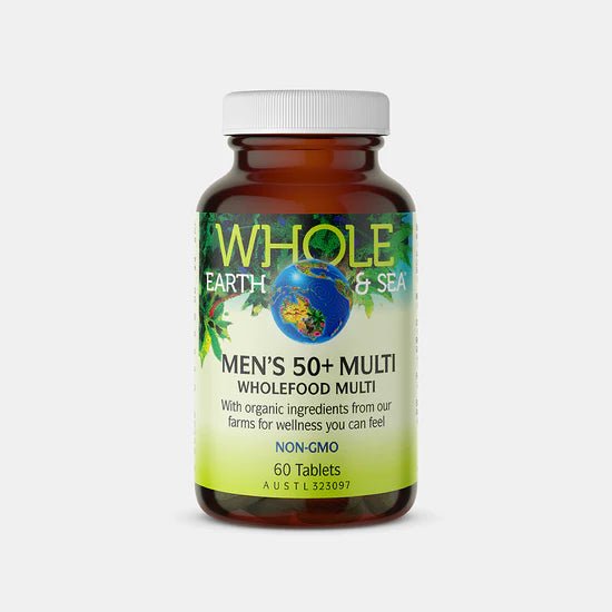 Men’s 50+ Multi Daily Health Support - #shop_name - Supplements - Whole Earth & Sea