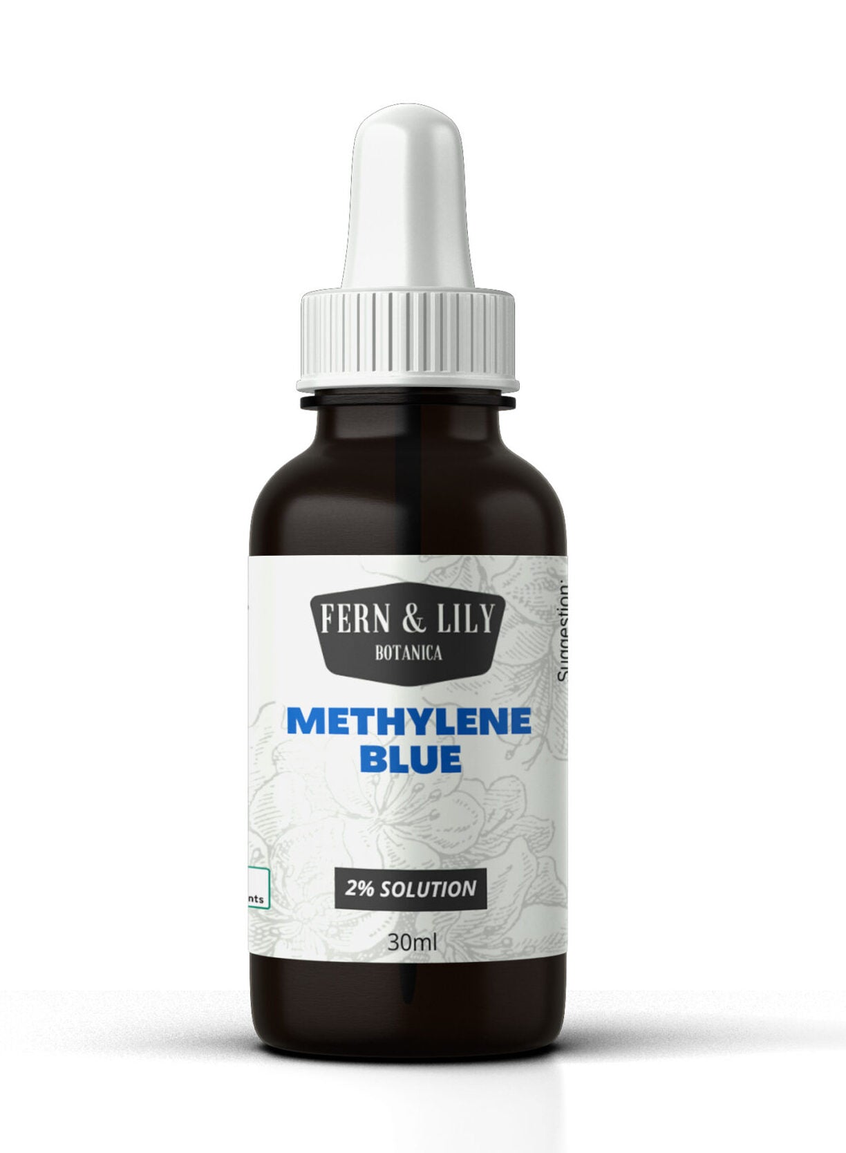 Methylene Blue in vegetable glycerin base – Double Strength - #shop_name - Supplements - Fern & Lily