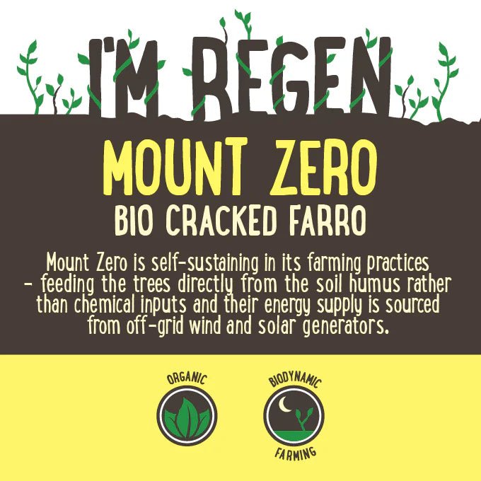 MOUNT ZERO BIO - DYNAMIC CRACKED FARRO 500G - #shop_name - GRAINS - Mount Zero