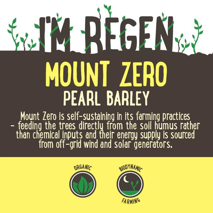 MOUNT ZERO BIO - DYNAMIC PEARL BARLEY 500G - #shop_name - GRAINS - Mount Zero