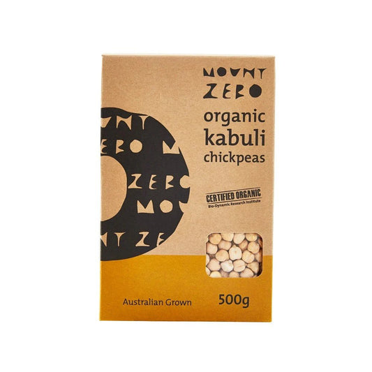 MOUNT ZERO ORGANIC KABULI CHICKPEAS 500g - #shop_name - LEGUMES - Mount Zero