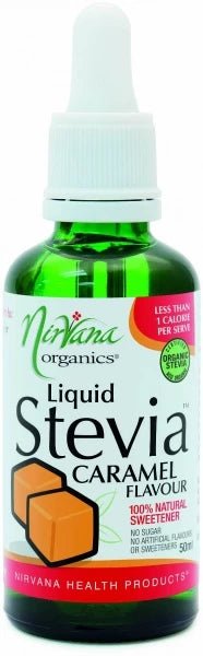 Nirvana Liquid Stevia Caramel 50ml - #shop_name - baking - NIRVANA ORGANICS