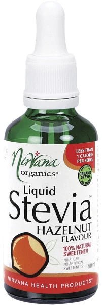 Nirvana Liquid Stevia Hazelnut 50ml - #shop_name - baking - NIRVANA ORGANICS