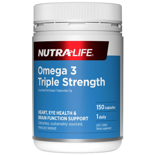 Omega 3 Triple Strength - #shop_name - Supplements - Nutra Life