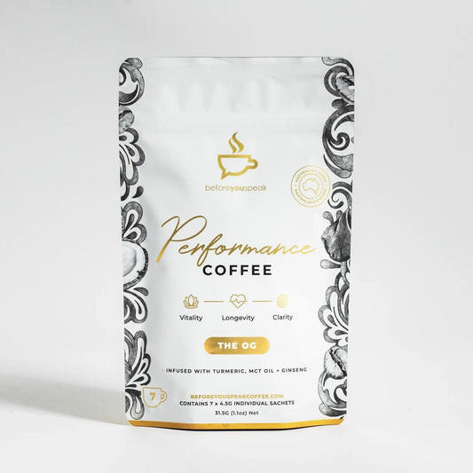 Performance Coffee 7 sachet pack - #shop_name - Before you speak
