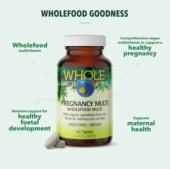 Pregnancy Multi Healthy Pregnancy Support 60ct - #shop_name - Supplements - Whole Earth & Sea