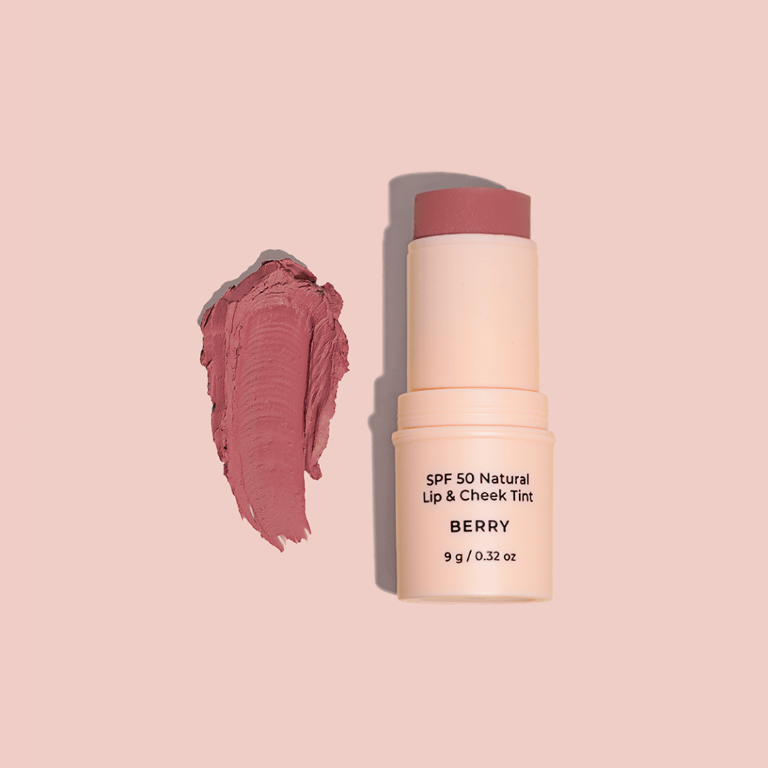 SPF 50 Natural Lip & Cheek Tint - Berry - #shop_name - BERRY - LIP&CHEEKTINT - Avocado Zinc