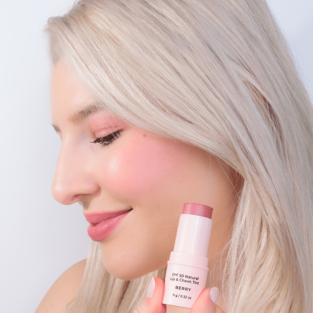 SPF 50 Natural Lip & Cheek Tint - Berry - #shop_name - BERRY - LIP&CHEEKTINT - Avocado Zinc