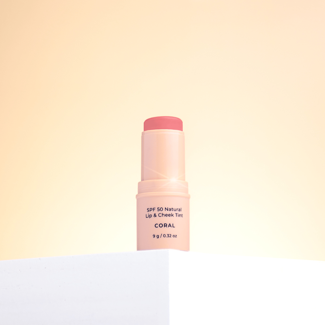 SPF 50 Natural Lip & Cheek Tint - Coral - #shop_name - CORALLIPCHEEKTINT - Avocado Zinc