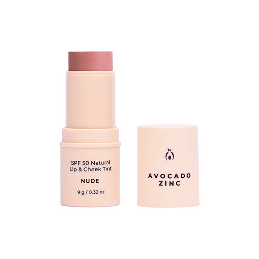 SPF 50 Natural Lip & Cheek Tint - Nude - #shop_name - NUDE - LIP&CHEEKTINT - Avocado Zinc
