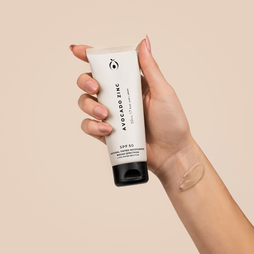 SPF 50 Natural Tinted Moisturiser - Light - #shop_name - SPF50 - TINT - LIGHT - Avocado Zinc