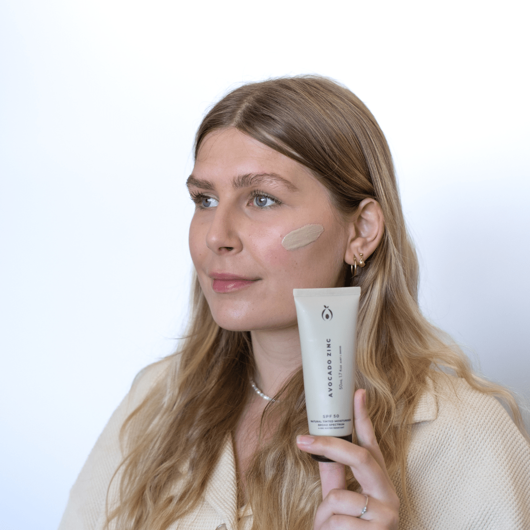 SPF 50 Natural Tinted Moisturiser - Light - #shop_name - SPF50 - TINT - LIGHT - Avocado Zinc