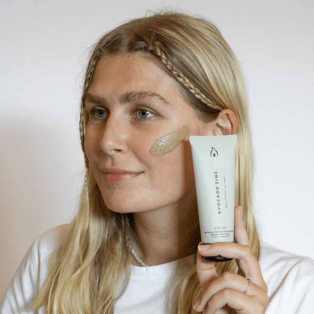 SPF 50 Natural Tinted Moisturiser - Medium - Dark - #shop_name - SPF50 - TINT - MD - Avocado Zinc