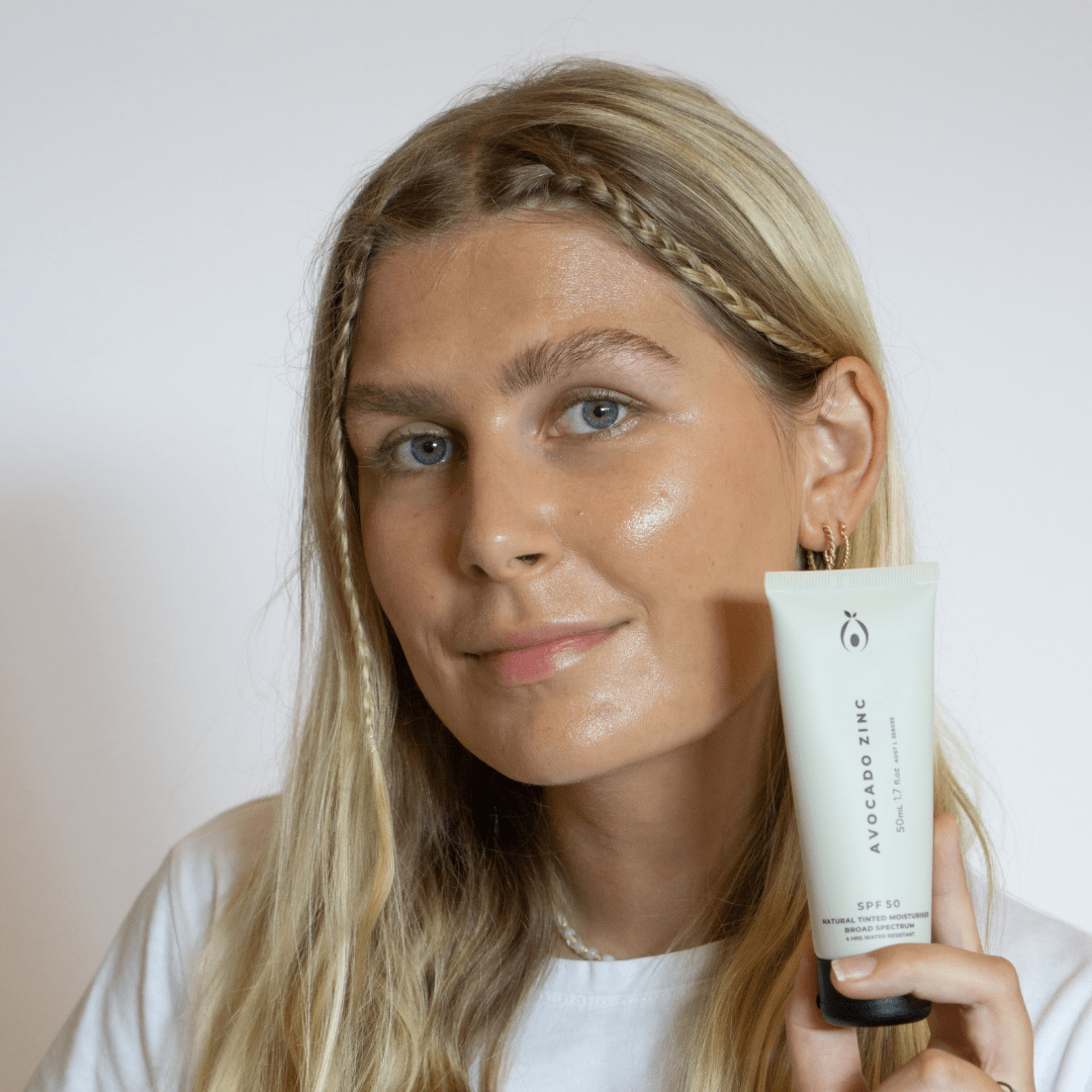 SPF 50 Natural Tinted Moisturiser - Medium - Dark - #shop_name - SPF50 - TINT - MD - Avocado Zinc