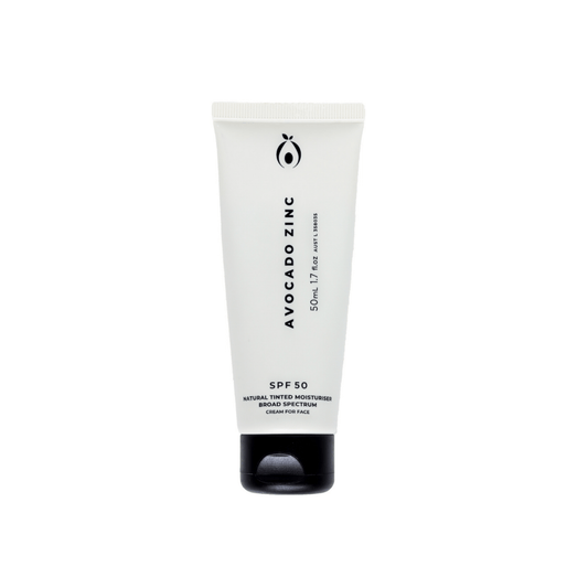 SPF 50 Natural Tinted Moisturiser - Medium - Dark - #shop_name - SPF50 - TINT - MD - Avocado Zinc