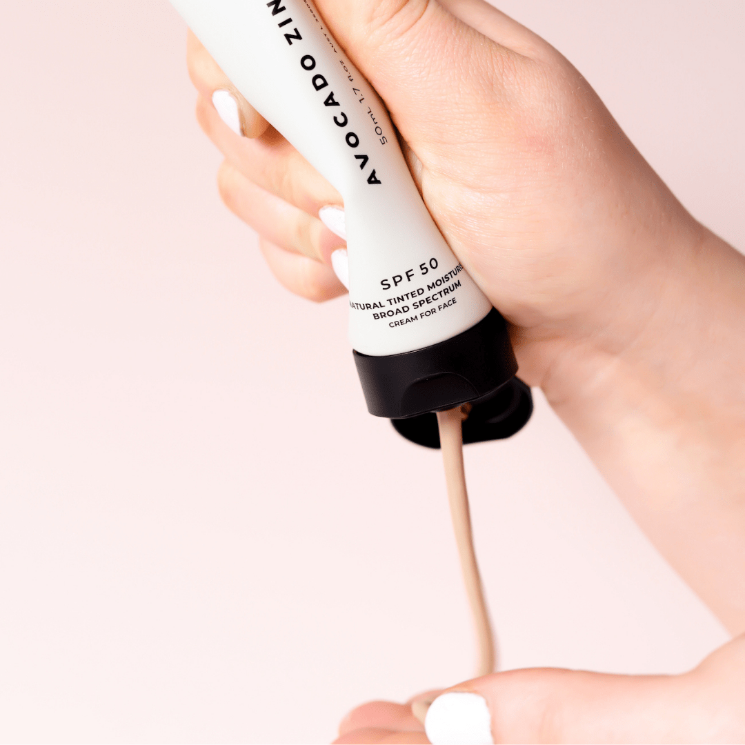 SPF 50 Natural Tinted Moisturiser - Medium - Dark - #shop_name - SPF50 - TINT - MD - Avocado Zinc