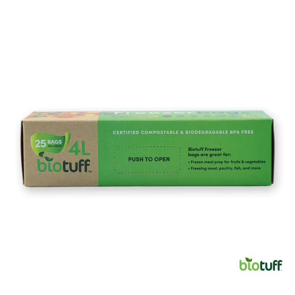 Freezer Bags 4L Medium (25 Bags Per Box) - #shop_name - -BIOTUFF