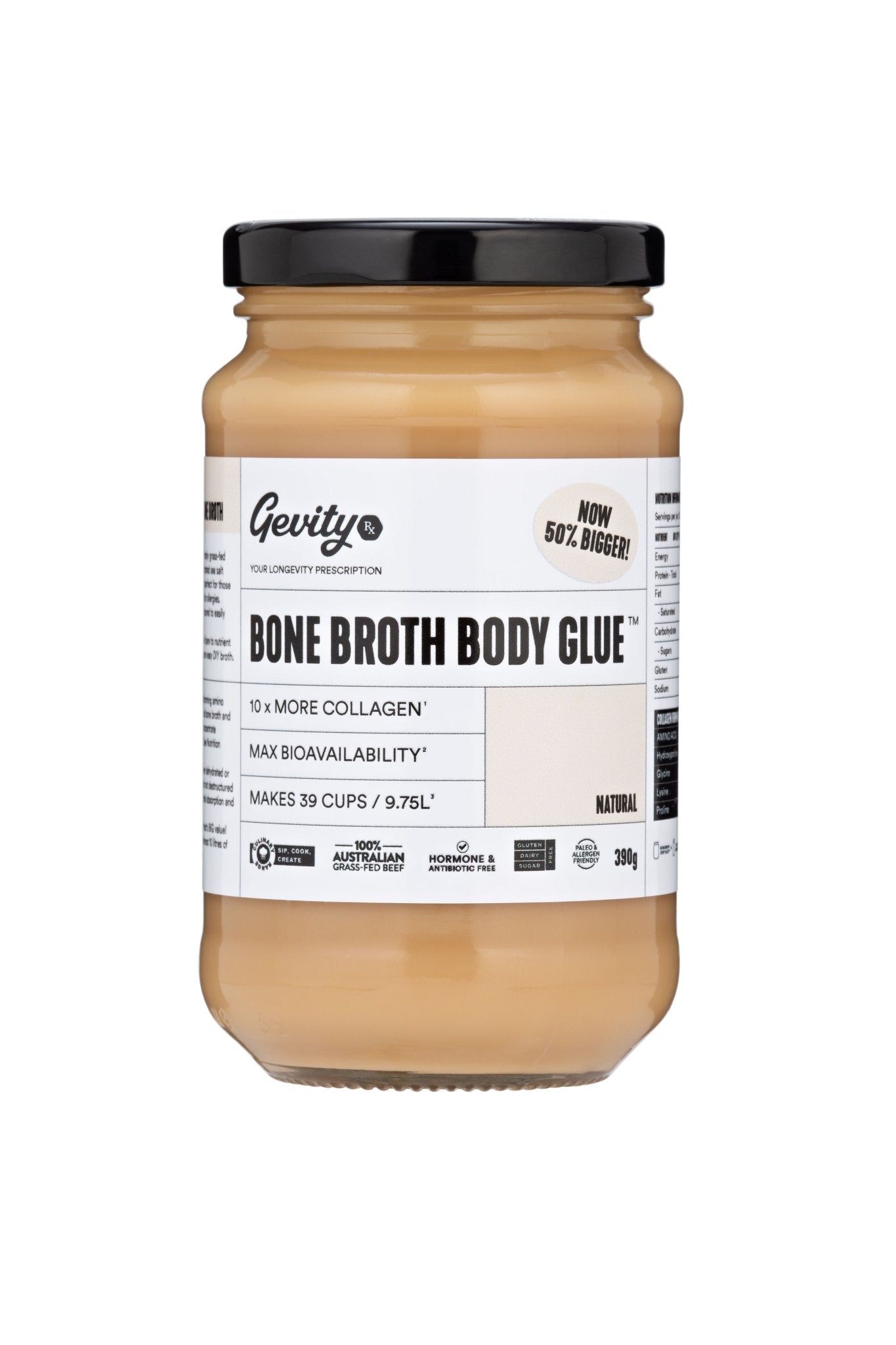 Gevity Rx Bone Broth Body Glue Natural - #shop_name - Pantry - -Prana Wholefoods