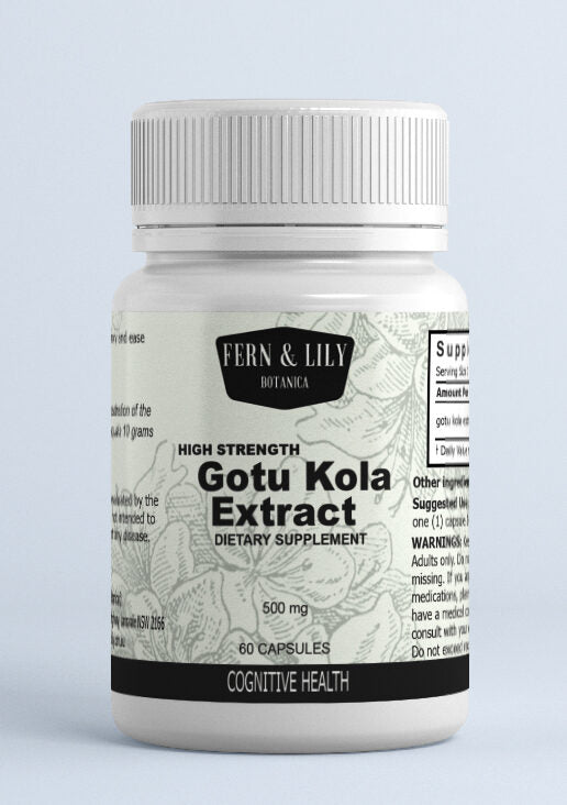 Gotu kola extract capsules 500mg - #shop_name - HERBAL REMEDY - -Prana Wholefoods