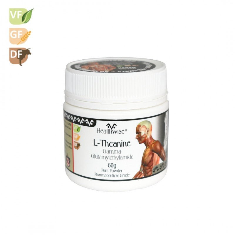 Healthwise L-Theanine 60g - #shop_name - -Prana Wholefoods