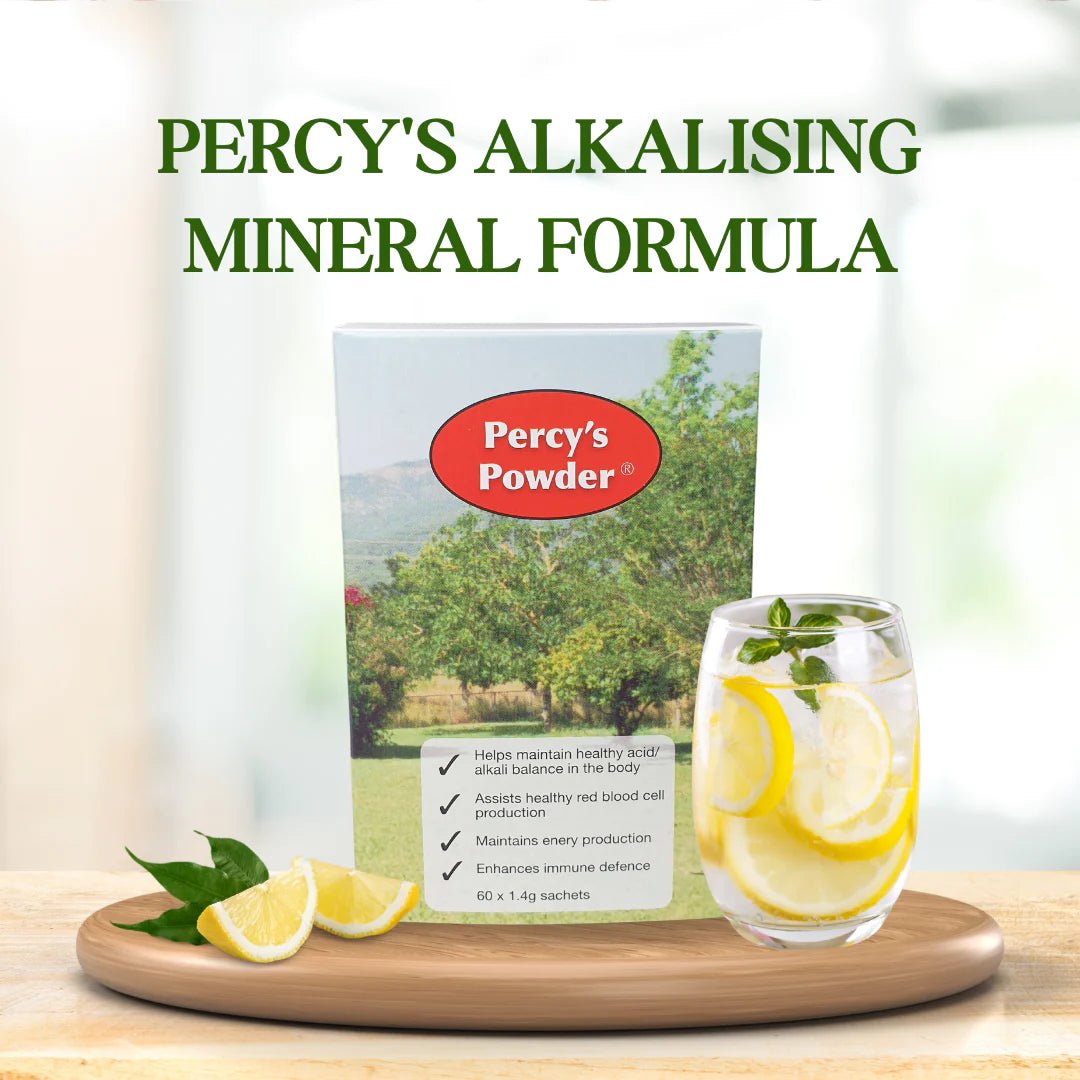 Percys Powder 60 sachets. Magnesium Supplement with Iron. - #shop_name - -Percy's Powder