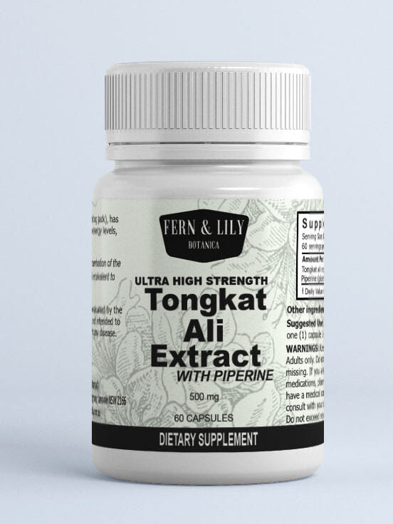 Tongkat Ali extract capsules 500mg - #shop_name - HERBAL REMEDY - -Prana Wholefoods