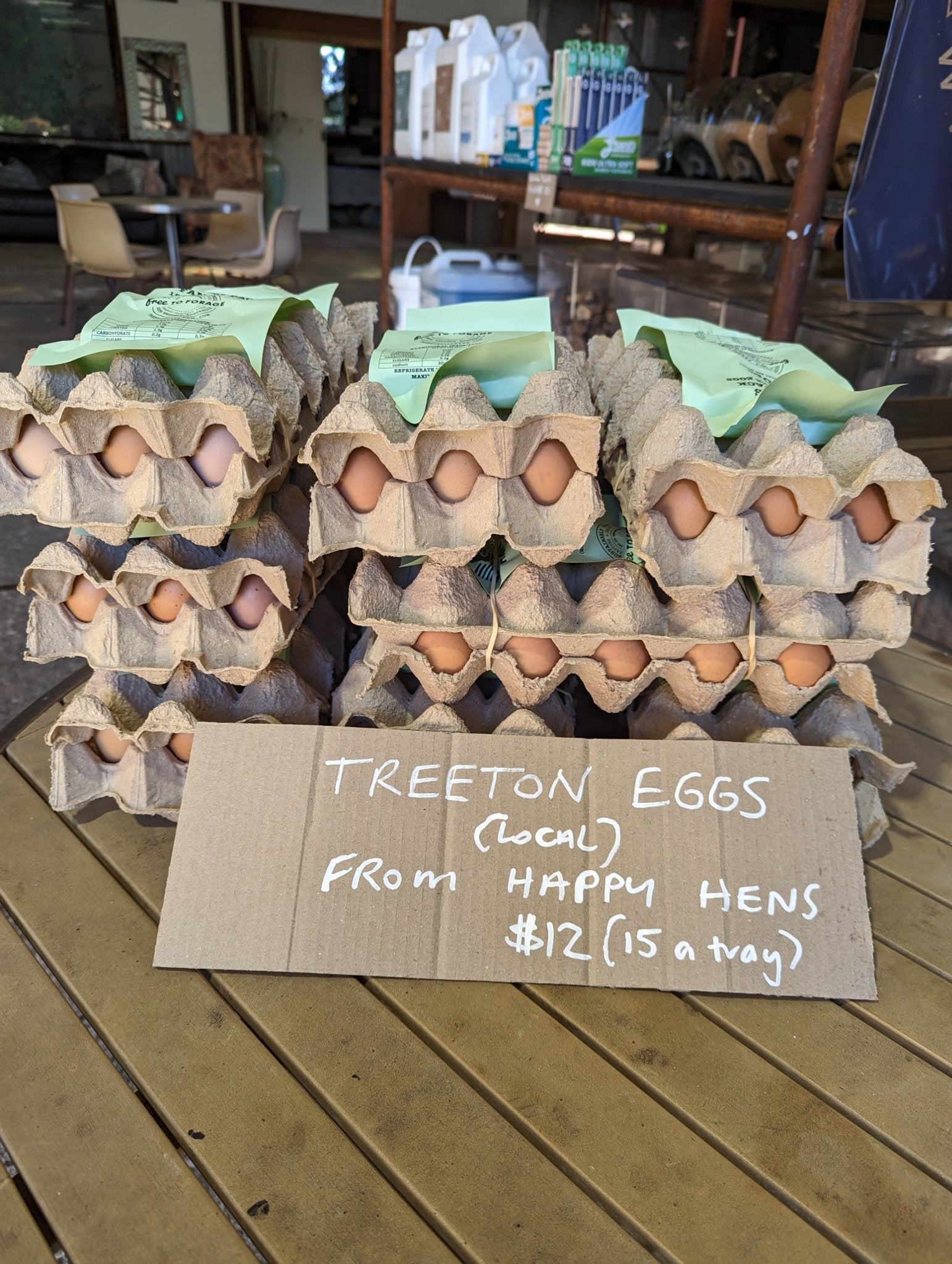 Treeton Eggs 15 pack - #shop_name - Pantry - -Prana Wholefoods
